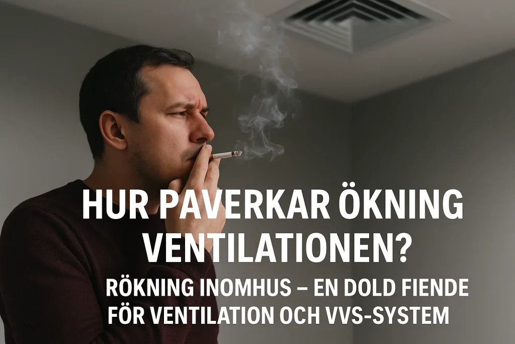 Rökning och ventilation - snus ett bättre alternativ