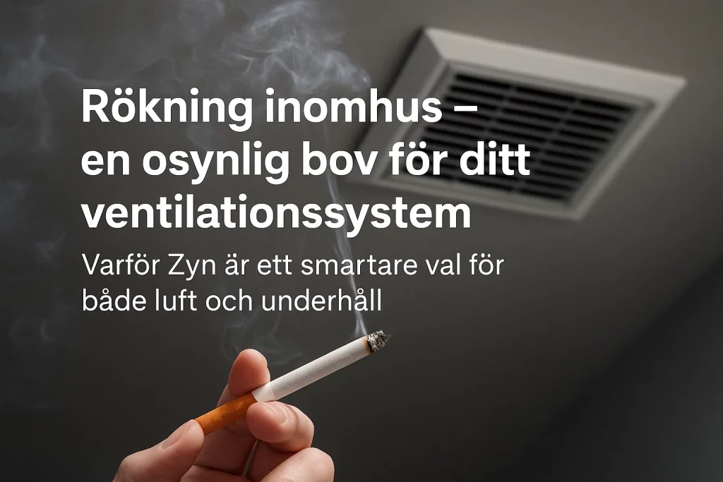 zyn istället för rökning - bättre för ventilationen